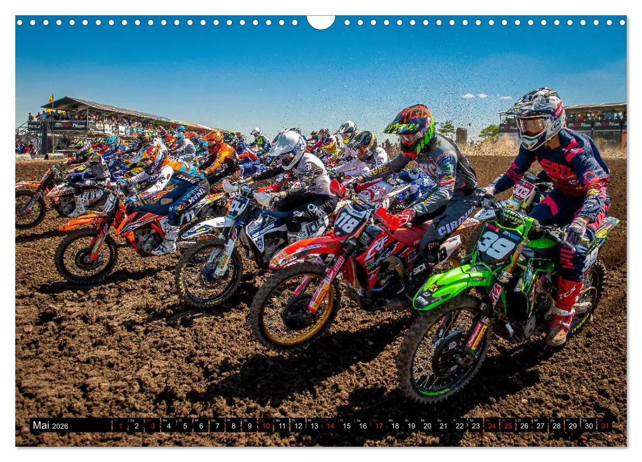 Bild: 9783457744659 | Blickpunkte Motocross (Wandkalender 2026 DIN A3 quer), CALVENDO...