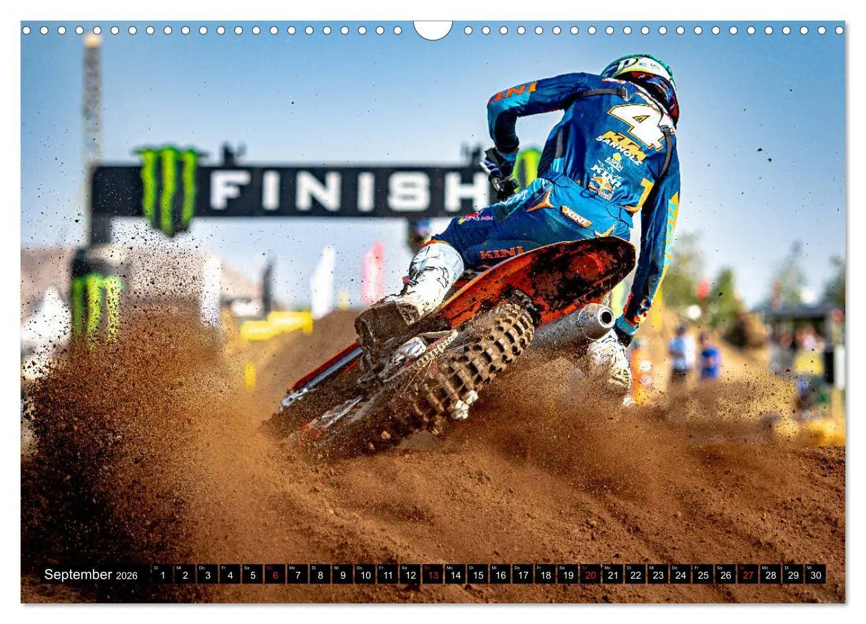 Bild: 9783457744659 | Blickpunkte Motocross (Wandkalender 2026 DIN A3 quer), CALVENDO...