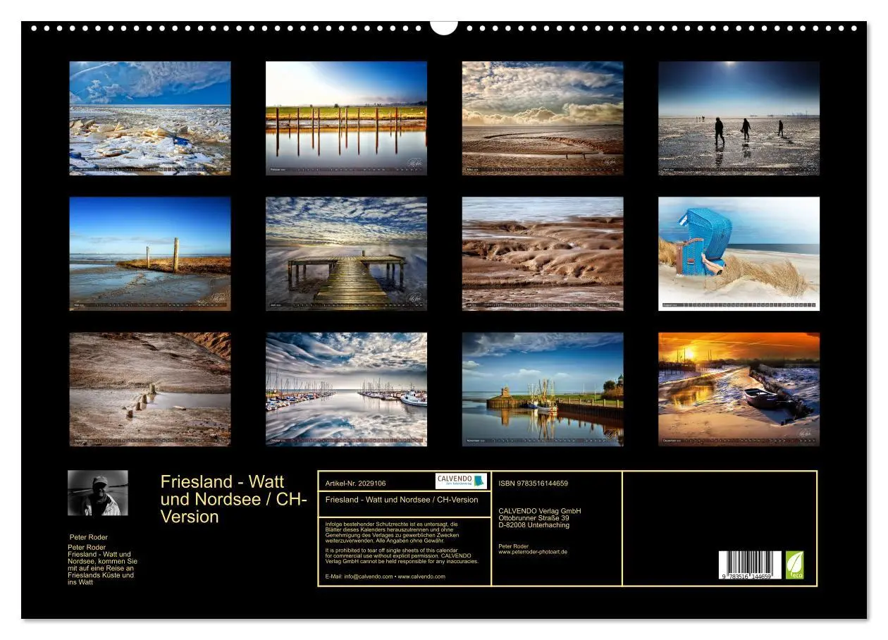 Bild: 9783516144659 | Friesland - Watt und Nordsee / CH-Version (Wandkalender 2026 DIN A2...
