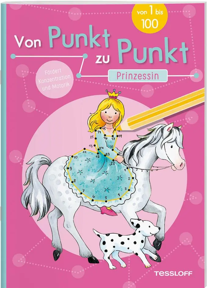 Cover: 9783788644659 | Von Punkt zu Punkt. Prinzessin | Von 1 bis 100 | Corina Beurenmeister