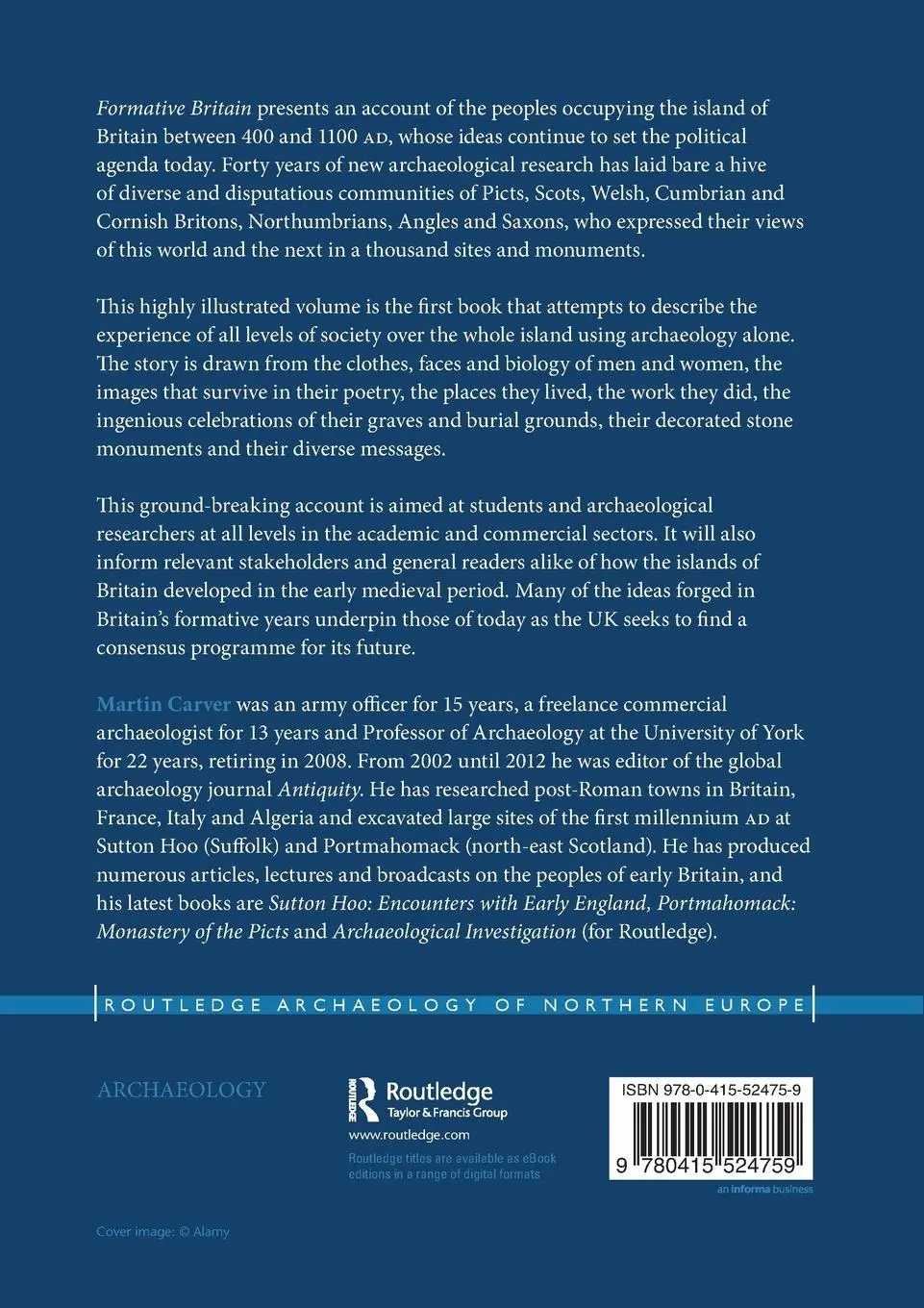 Rückseite: 9780415524759 | Formative Britain | Martin Carver | Taschenbuch | Englisch | 2019