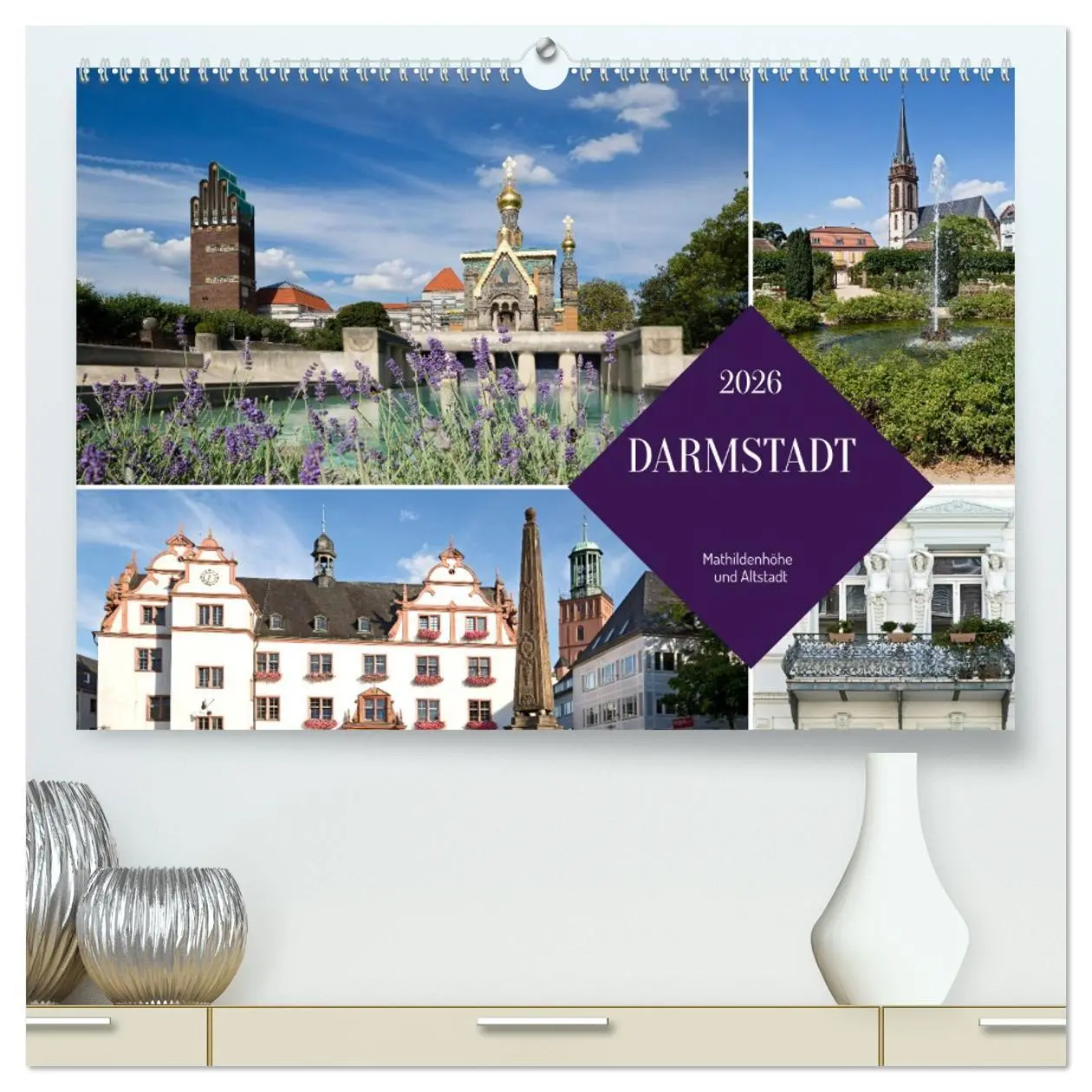 Cover: 9783457424759 | Darmstadt - Mathildenhöhe und Altstadt (hochwertiger Premium...