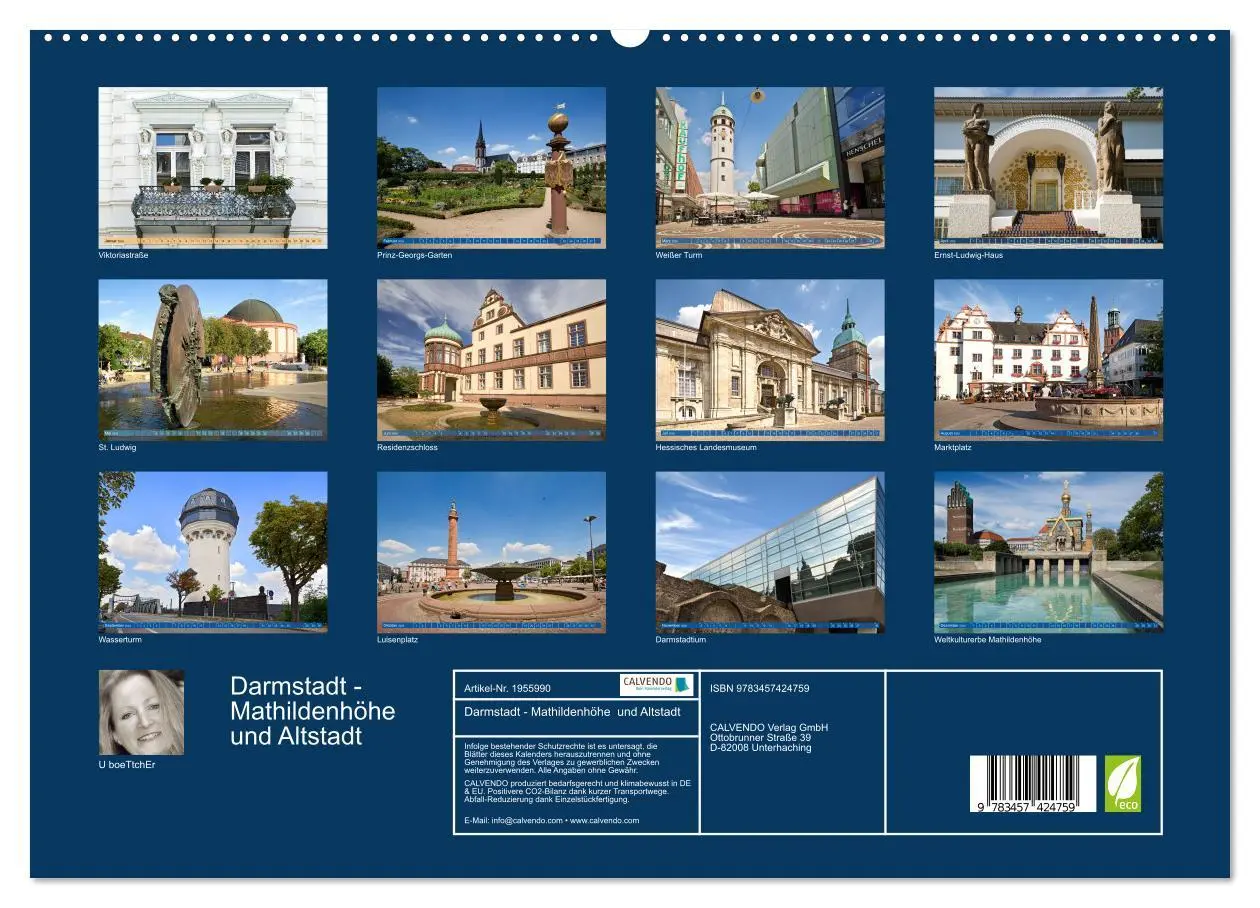 Bild: 9783457424759 | Darmstadt - Mathildenhöhe und Altstadt (hochwertiger Premium...