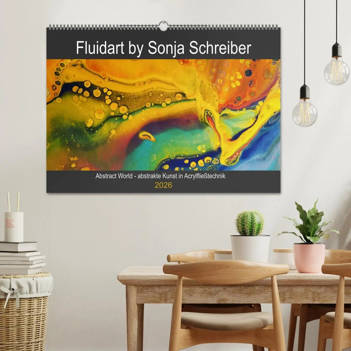 Bild: 9783457804759 | Abstract World - abstrakte Kunst in Acrylfließtechnik (Wandkalender...