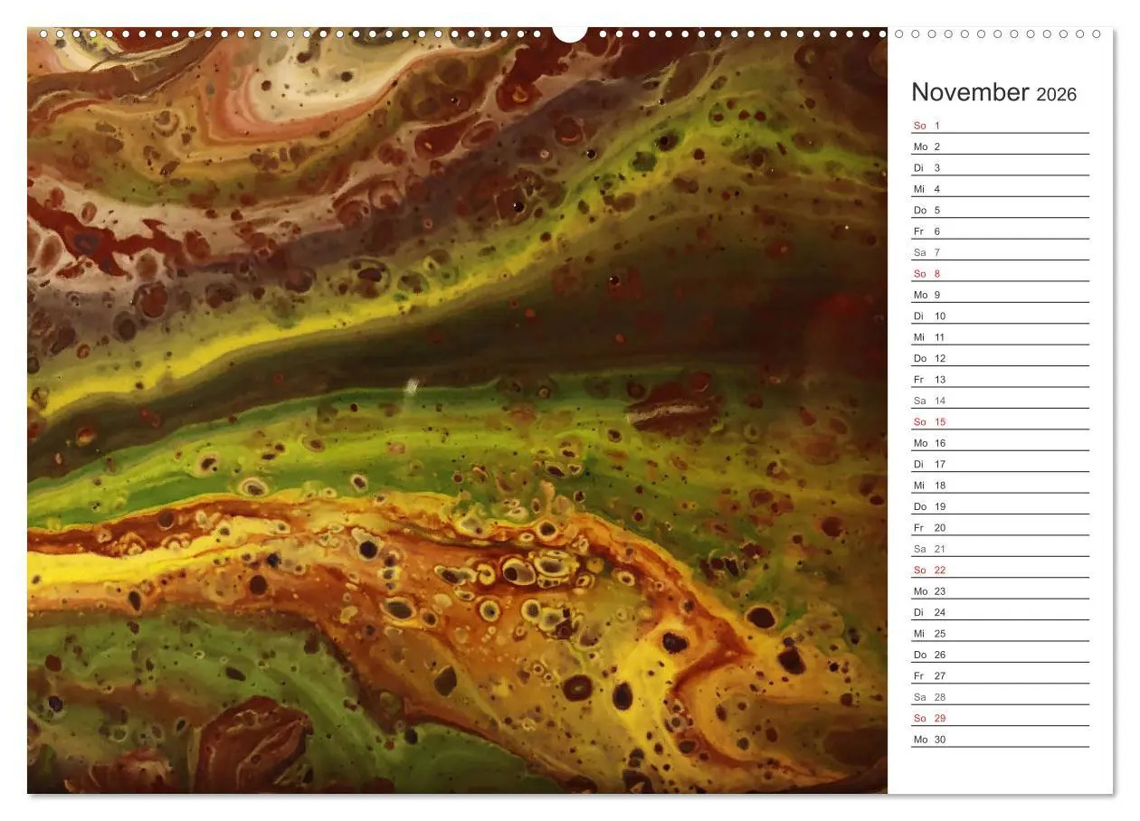 Bild: 9783457804759 | Abstract World - abstrakte Kunst in Acrylfließtechnik (Wandkalender...