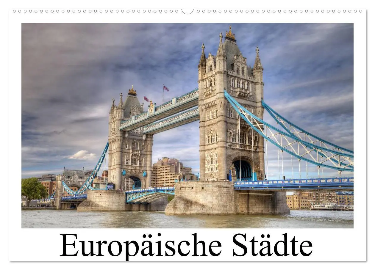 Cover: 9783516134759 | Europäische Städte (Wandkalender 2026 DIN A2 quer), CALVENDO...