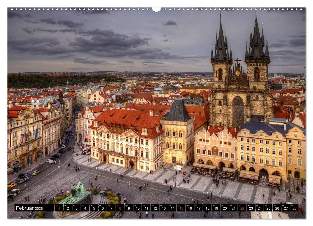 Bild: 9783516134759 | Europäische Städte (Wandkalender 2026 DIN A2 quer), CALVENDO...