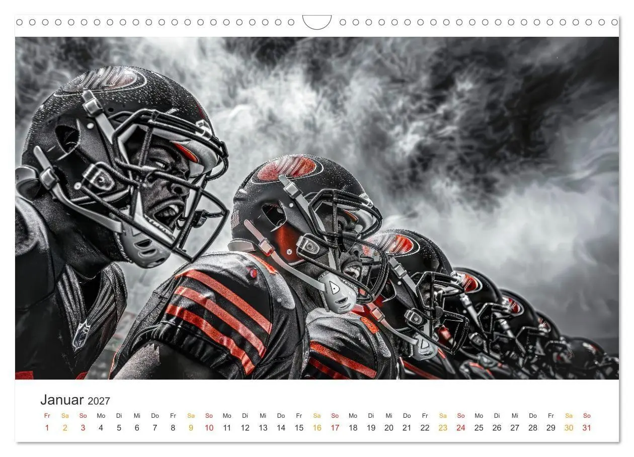 Bild: 9783569154759 | American Football - coole Momente (Wandkalender 2027 DIN A3 quer),...