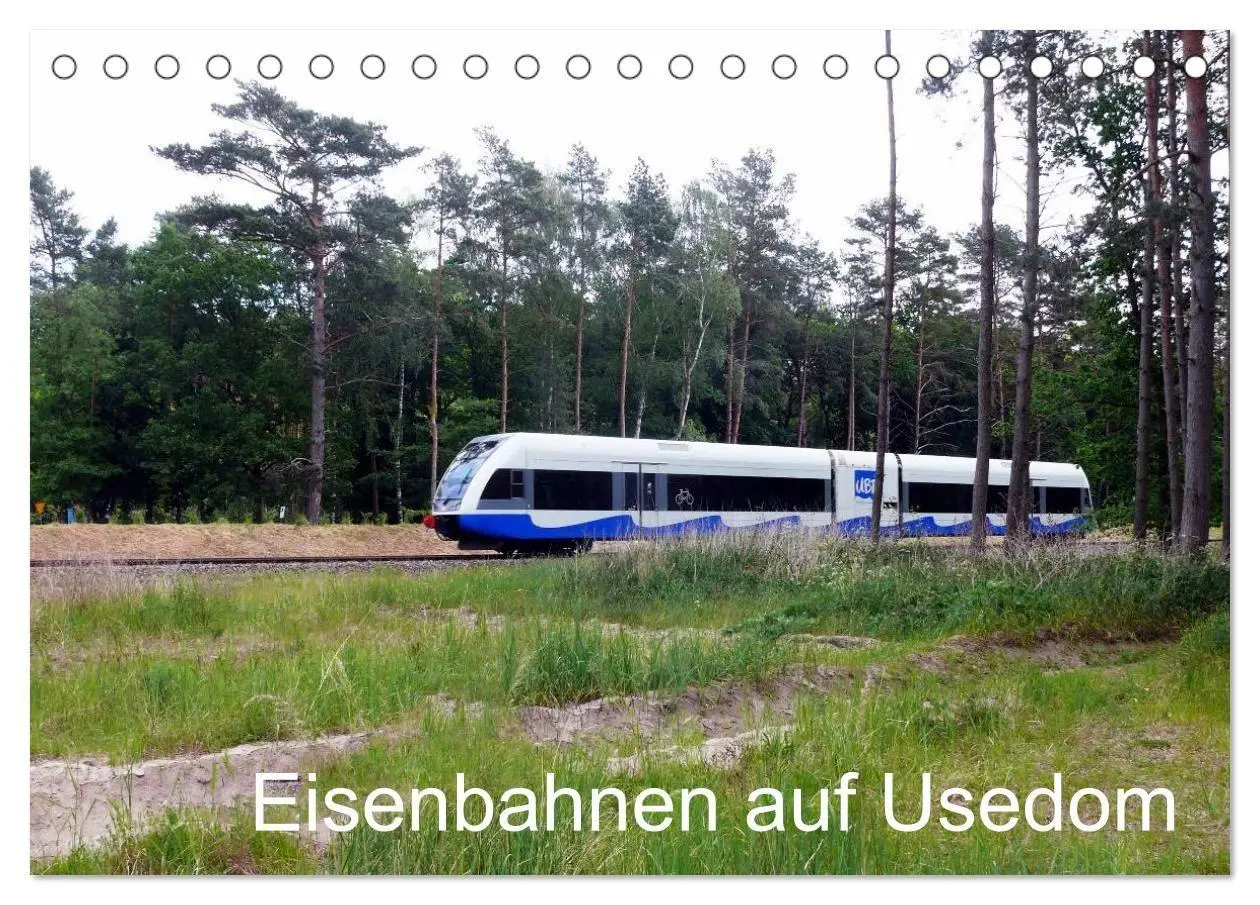 Cover: 9783569914759 | Eisenbahnen auf Usedom (Tischkalender 2027 DIN A5 quer), CALVENDO...
