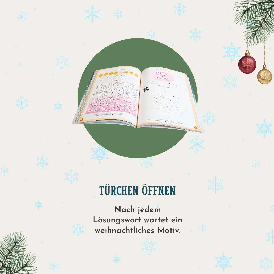 Bild: 9783735854759 | O Rätselbaum! - 3D-Adventskalender zum Aufstellen und Aufklappen