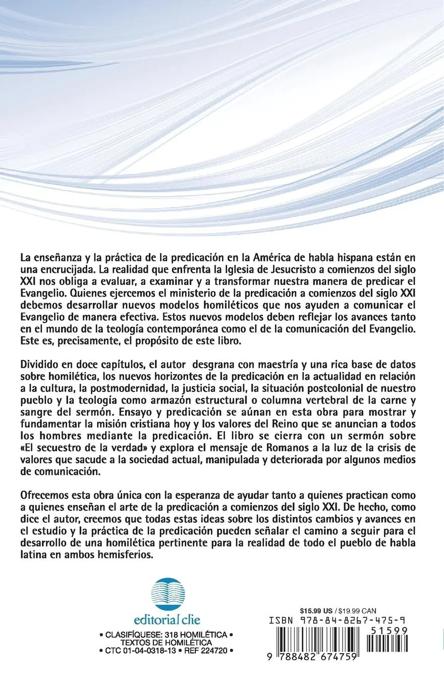 Rückseite: 9788482674759 | La Predicaci¿¿n En El Siglo XXI | Pablo A. Jiménez | Taschenbuch