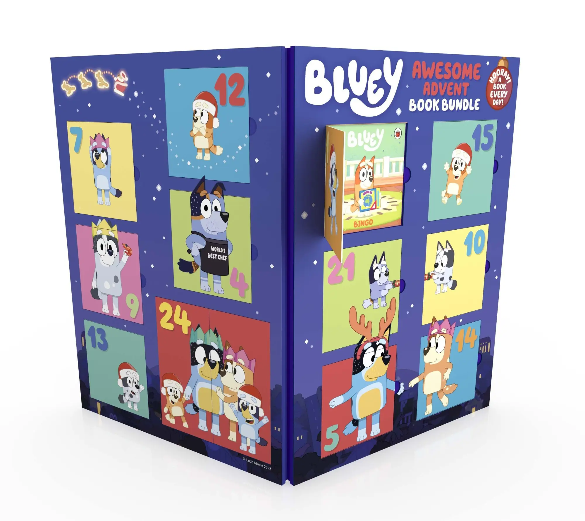 Cover: 9780241654859 | Bluey: Awesome Advent Book Bundle | Bluey | Taschenbuch | Bluey | 2023