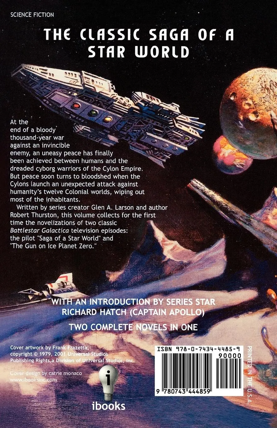 Rückseite: 9780743444859 | Battlestar Galactica Classic | Glen A. Larson (u. a.) | Taschenbuch