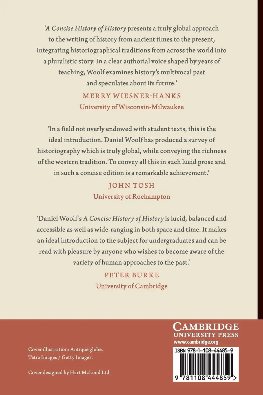 Rückseite: 9781108444859 | A Concise History of History | Daniel Woolf | Taschenbuch | Englisch