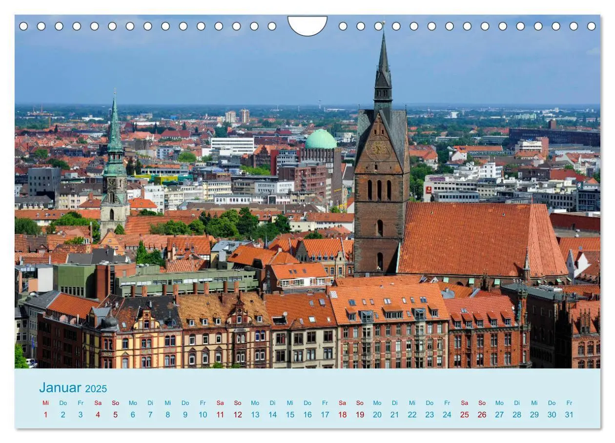 Bild: 9783435184859 | Hannover Die Metropole Niedersachsens (Wandkalender 2025 DIN A4...