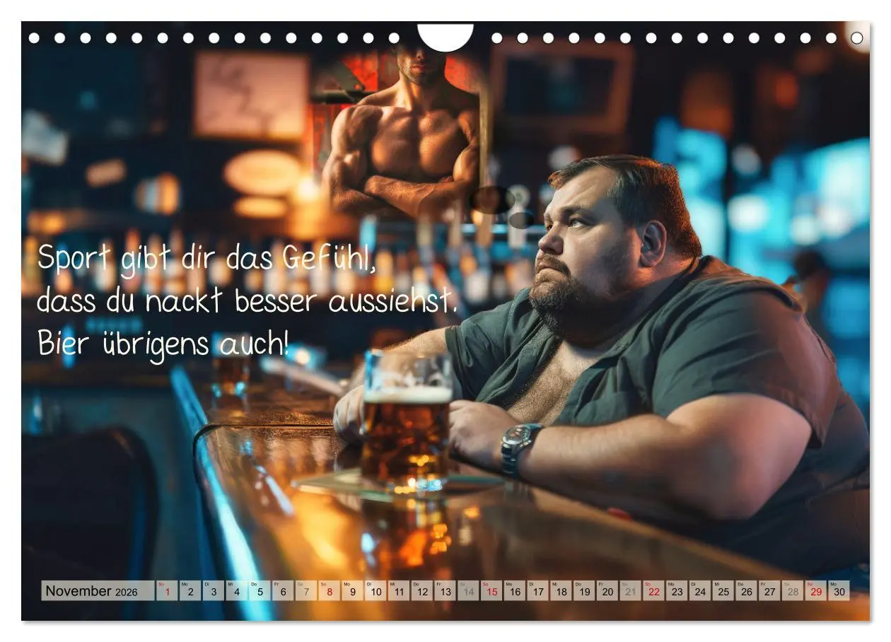 Bild: 9783457344859 | Ich brauch mehr Vitamin Bier (Wandkalender 2026 DIN A4 quer),...