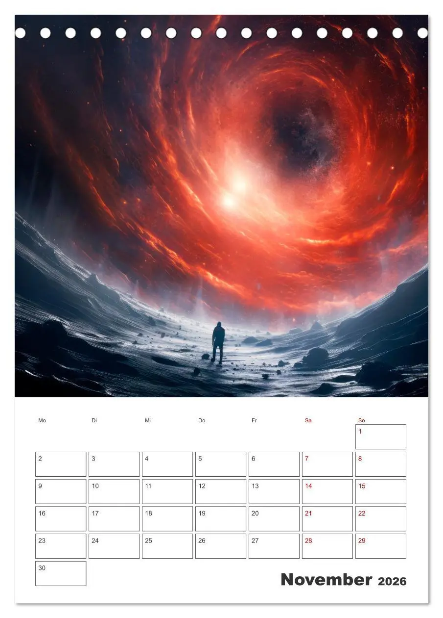 Bild: 9783516294859 | FERNE WELTEN Cooler Terminplaner (Tischkalender 2026 DIN A5 hoch),...