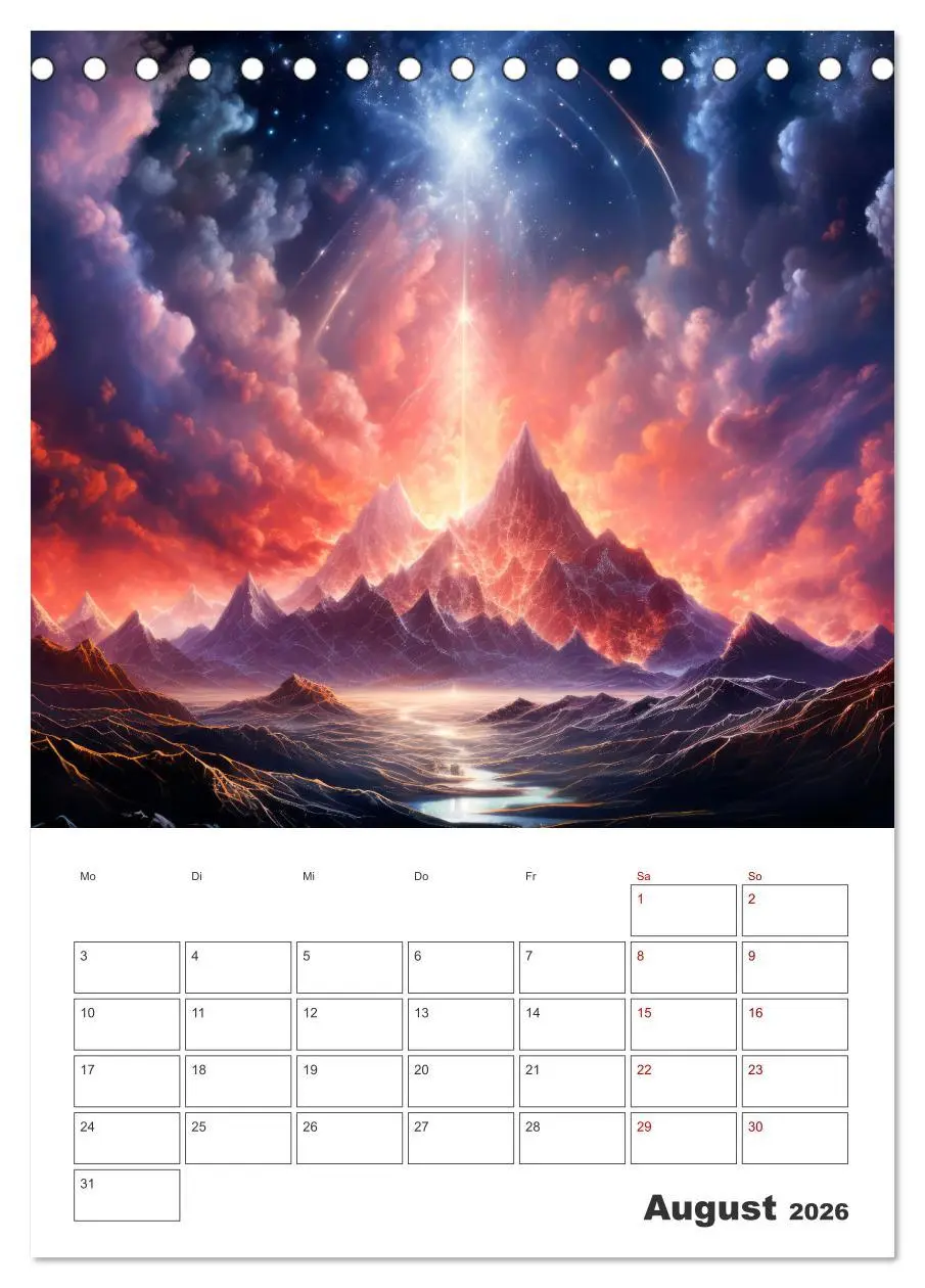 Bild: 9783516294859 | FERNE WELTEN Cooler Terminplaner (Tischkalender 2026 DIN A5 hoch),...