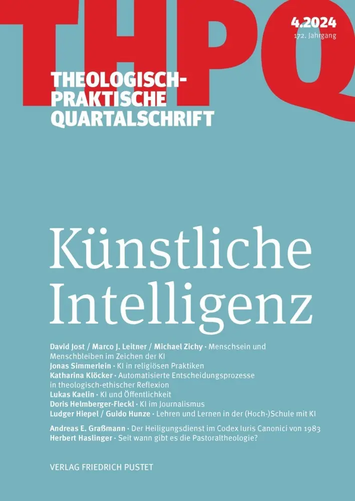 Cover: 9783791734859 | Künstliche Intelligenz | Theologisch-praktische Quartalschrift 4/2024