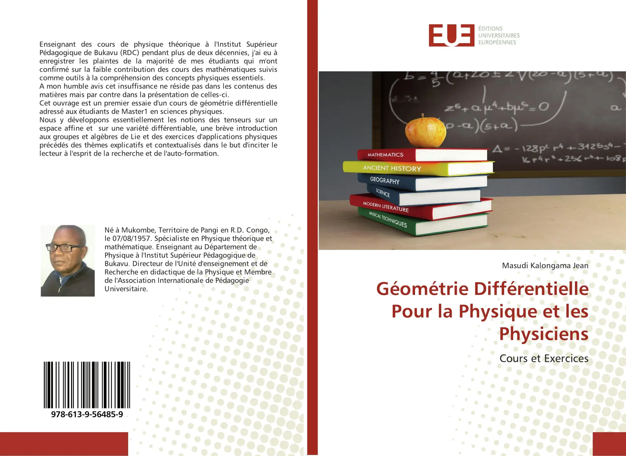 Cover: 9786139564859 | Géométrie Différentielle Pour la Physique et les Physiciens | Jean