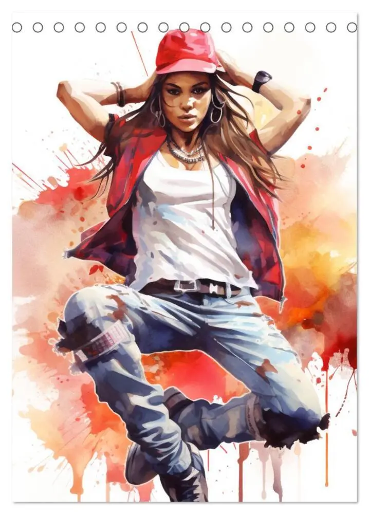 Bild: 9783435864959 | Hip Hop Girls. Rhythmic Expressions (Tischkalender 2025 DIN A5...