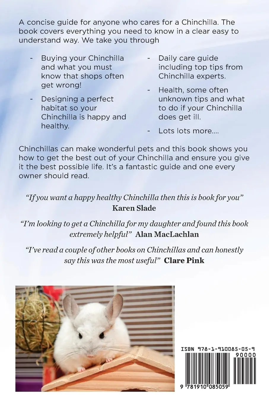 Rückseite: 9781910085059 | Ultimate Chinchilla Care Chinchillas as Pets the Must Have Guide...