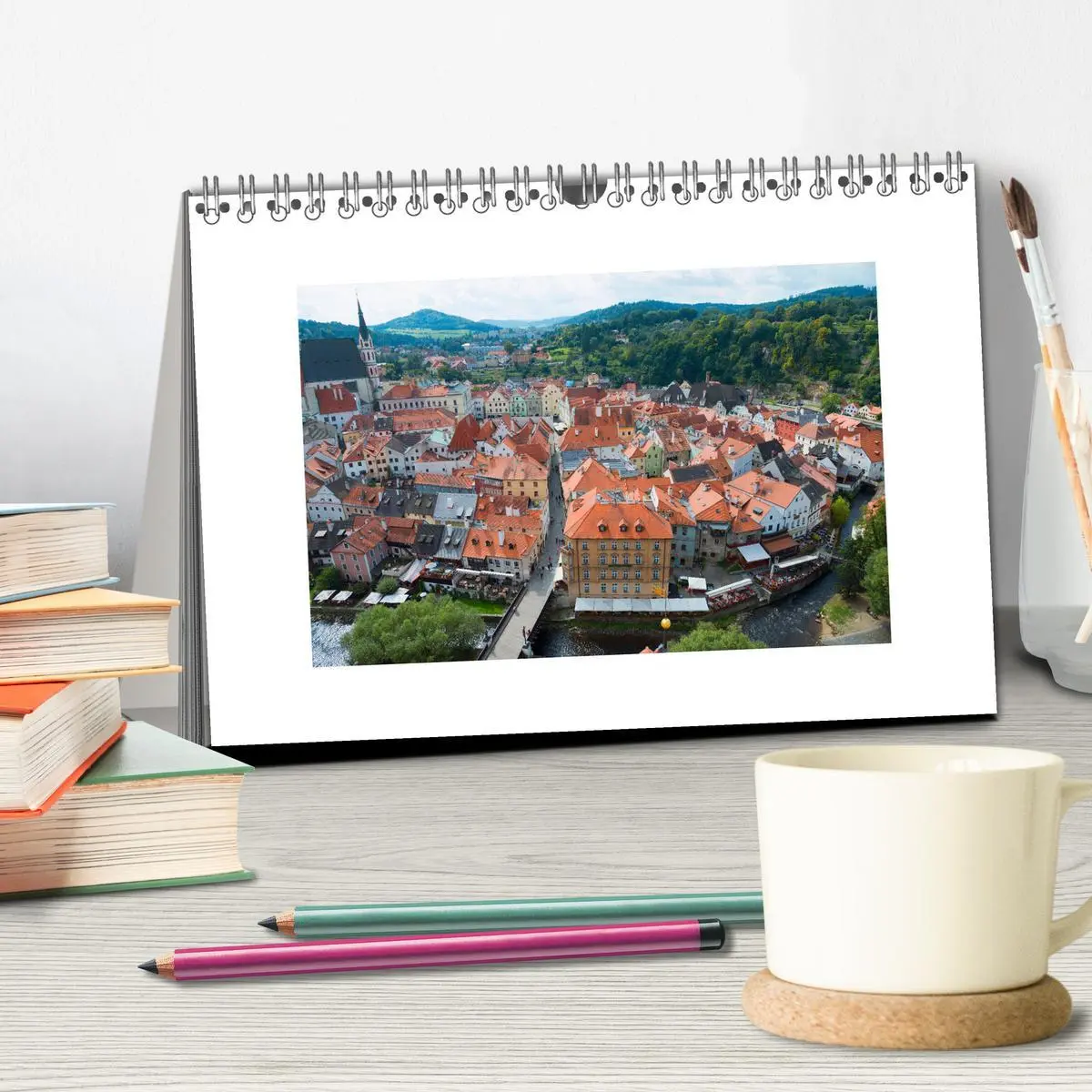 Bild: 9783457605059 | Ceský Krumlov - Böhmisch Krumau (Tischkalender 2026 DIN A5 quer),...
