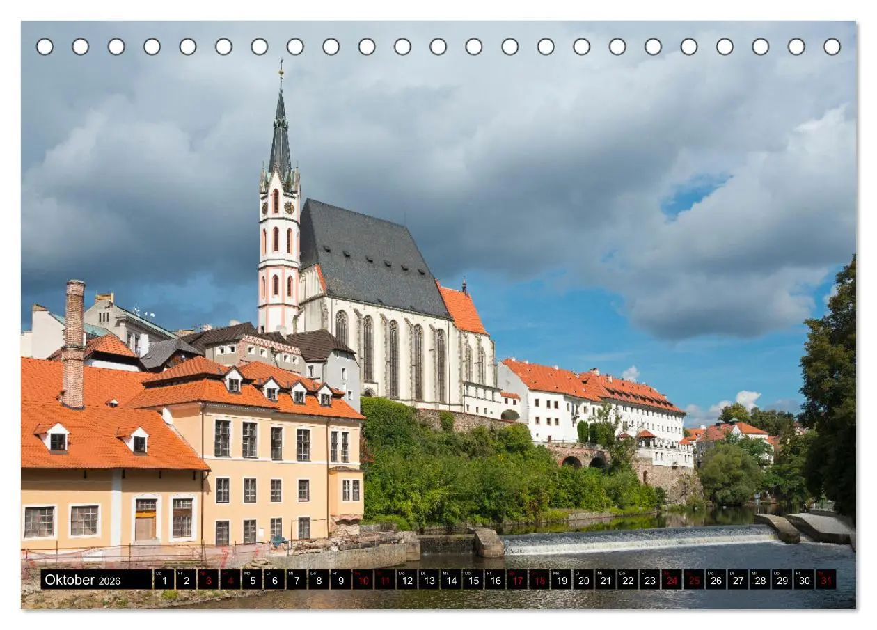Bild: 9783457605059 | Ceský Krumlov - Böhmisch Krumau (Tischkalender 2026 DIN A5 quer),...