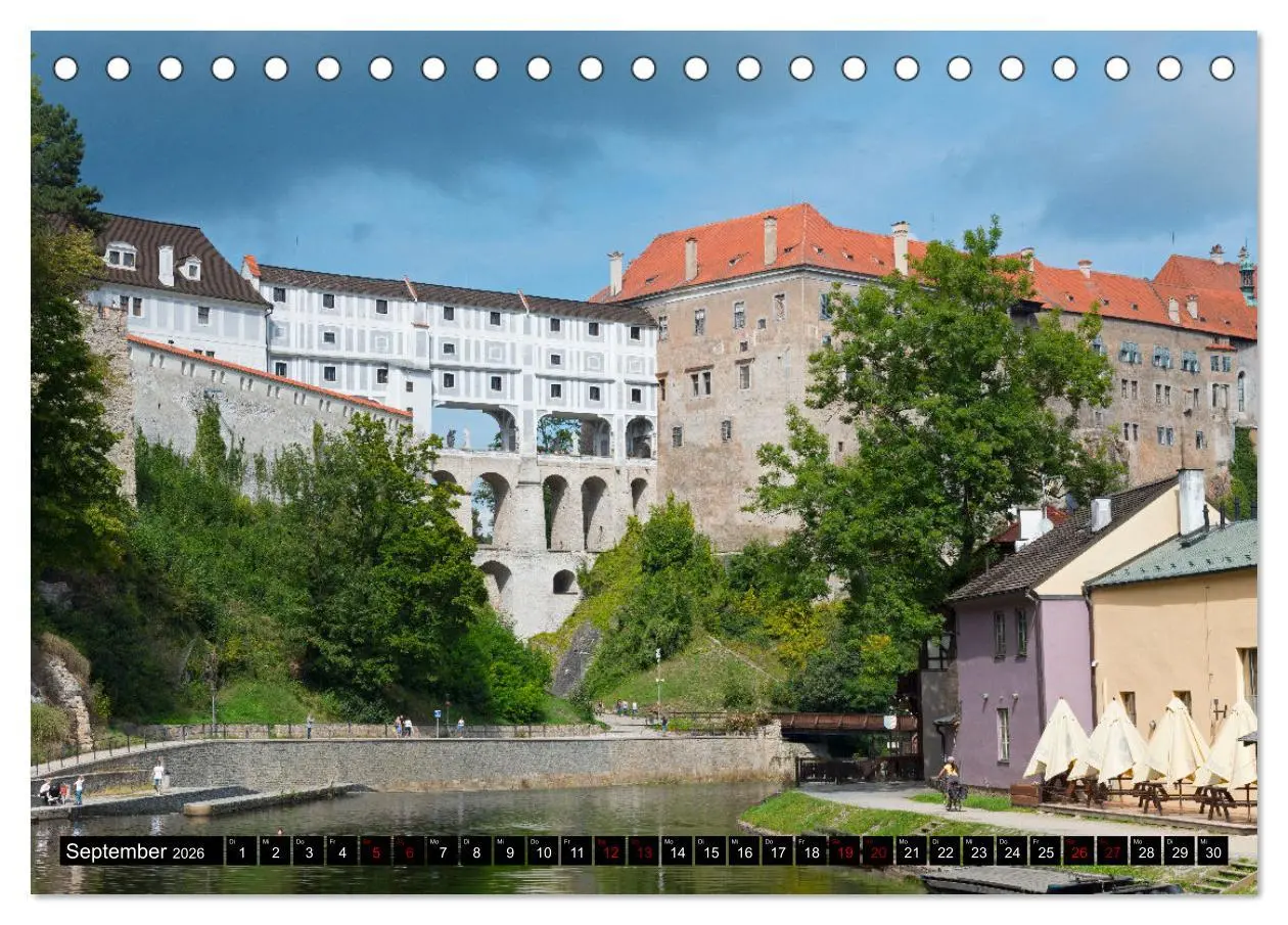 Bild: 9783457605059 | Ceský Krumlov - Böhmisch Krumau (Tischkalender 2026 DIN A5 quer),...