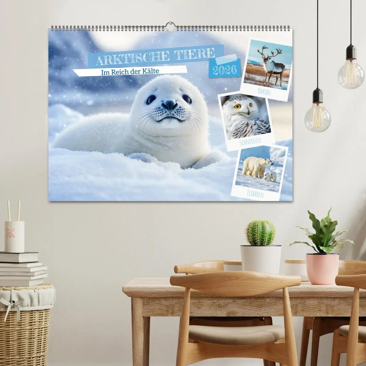 Bild: 9783516005059 | ARKTISCHE TIERE Im Reich der Kälte (Wandkalender 2026 DIN A2 quer),...