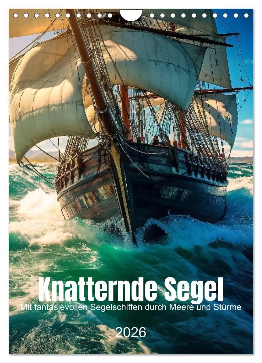 Cover: 9783516315059 | Knatternde Segel (Wandkalender 2026 DIN A4 hoch), CALVENDO...