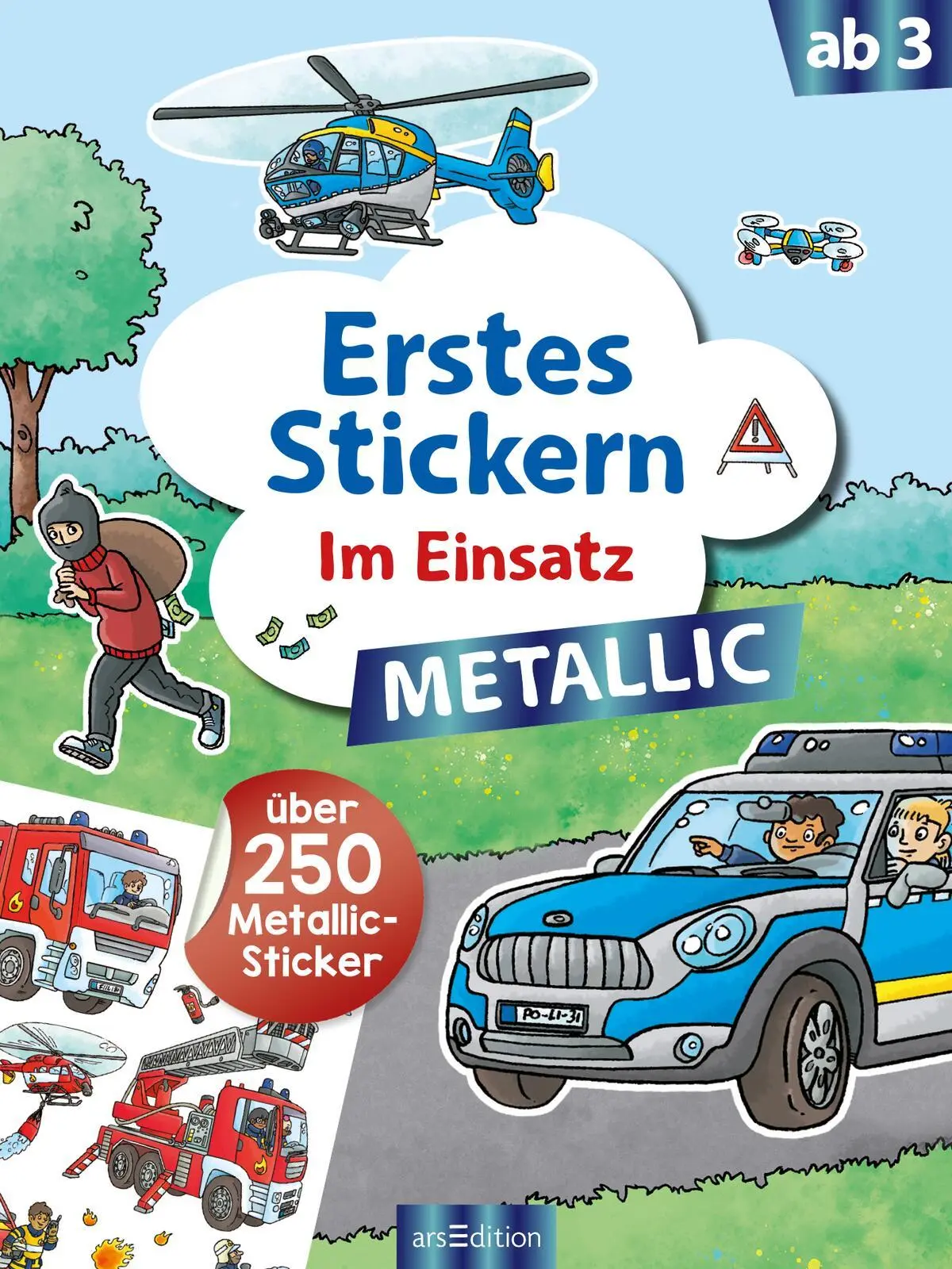 Bild: 9783845855059 | Erstes Stickern Metallic - Im Einsatz | Über 250 Metallic-Sticker
