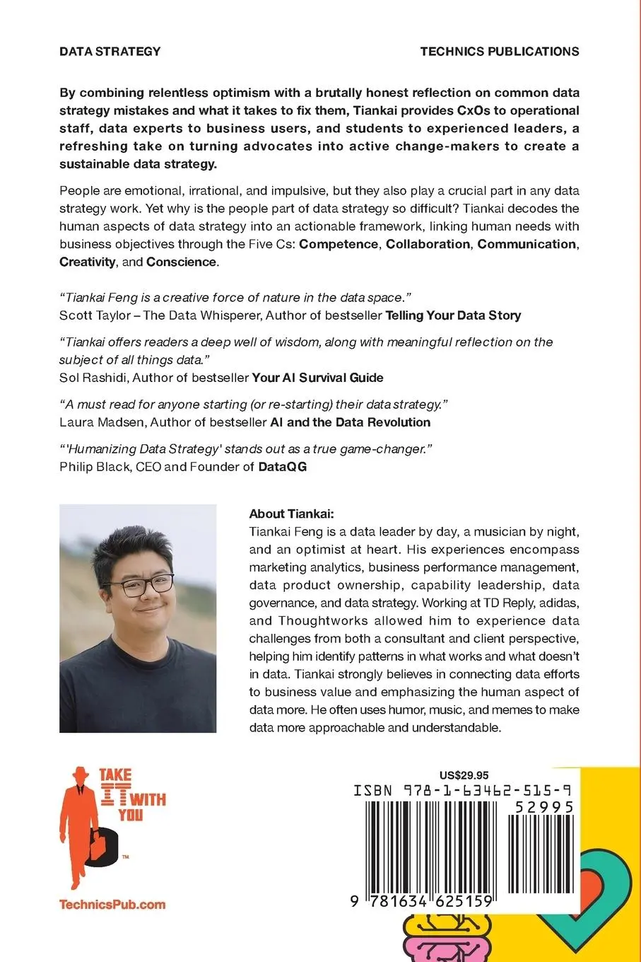 Rückseite: 9781634625159 | Humanizing Data Strategy | Tiankai Feng | Taschenbuch | Englisch