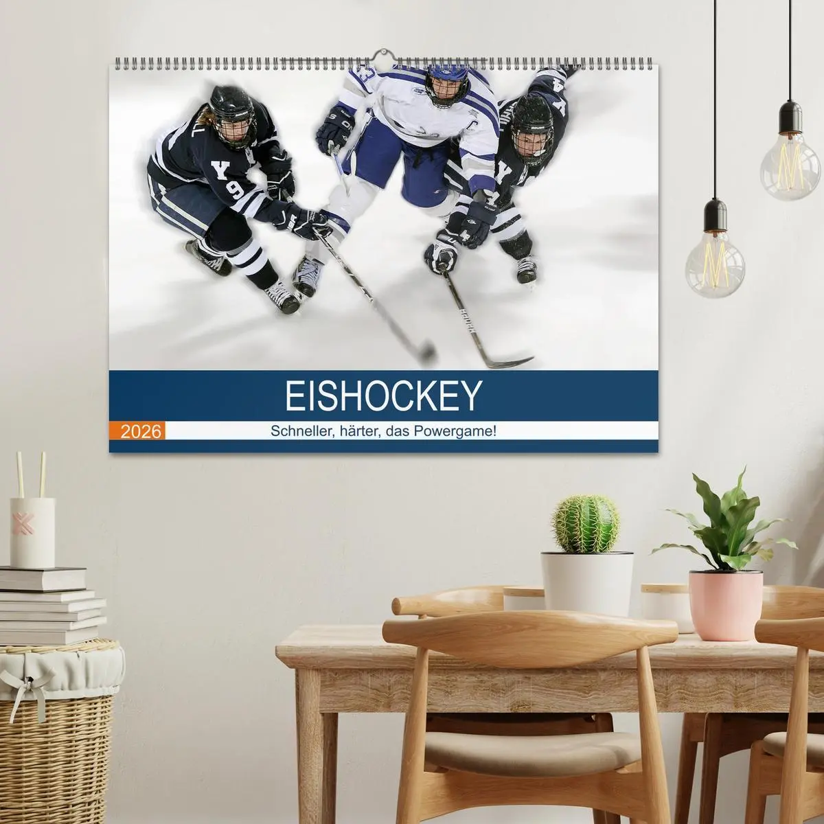 Bild: 9783457835159 | Eishockey! Schneller, härter, das Powergame! (Wandkalender 2026 DIN...