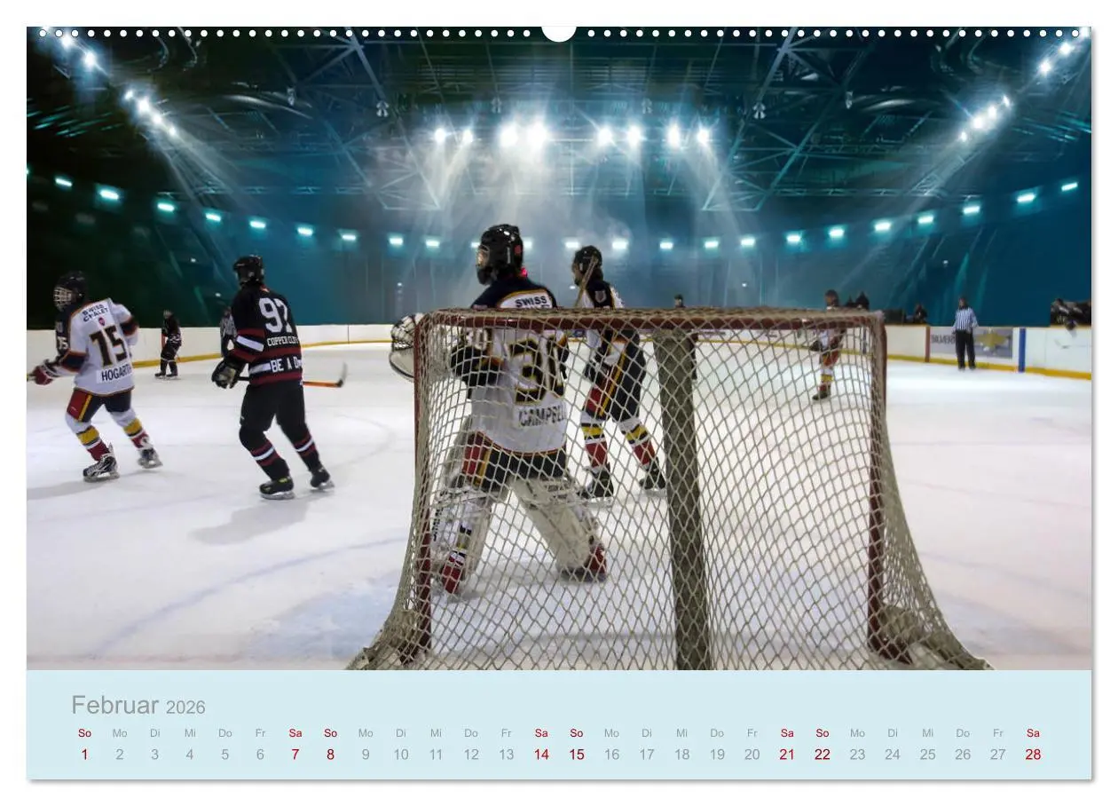 Bild: 9783457835159 | Eishockey! Schneller, härter, das Powergame! (Wandkalender 2026 DIN...