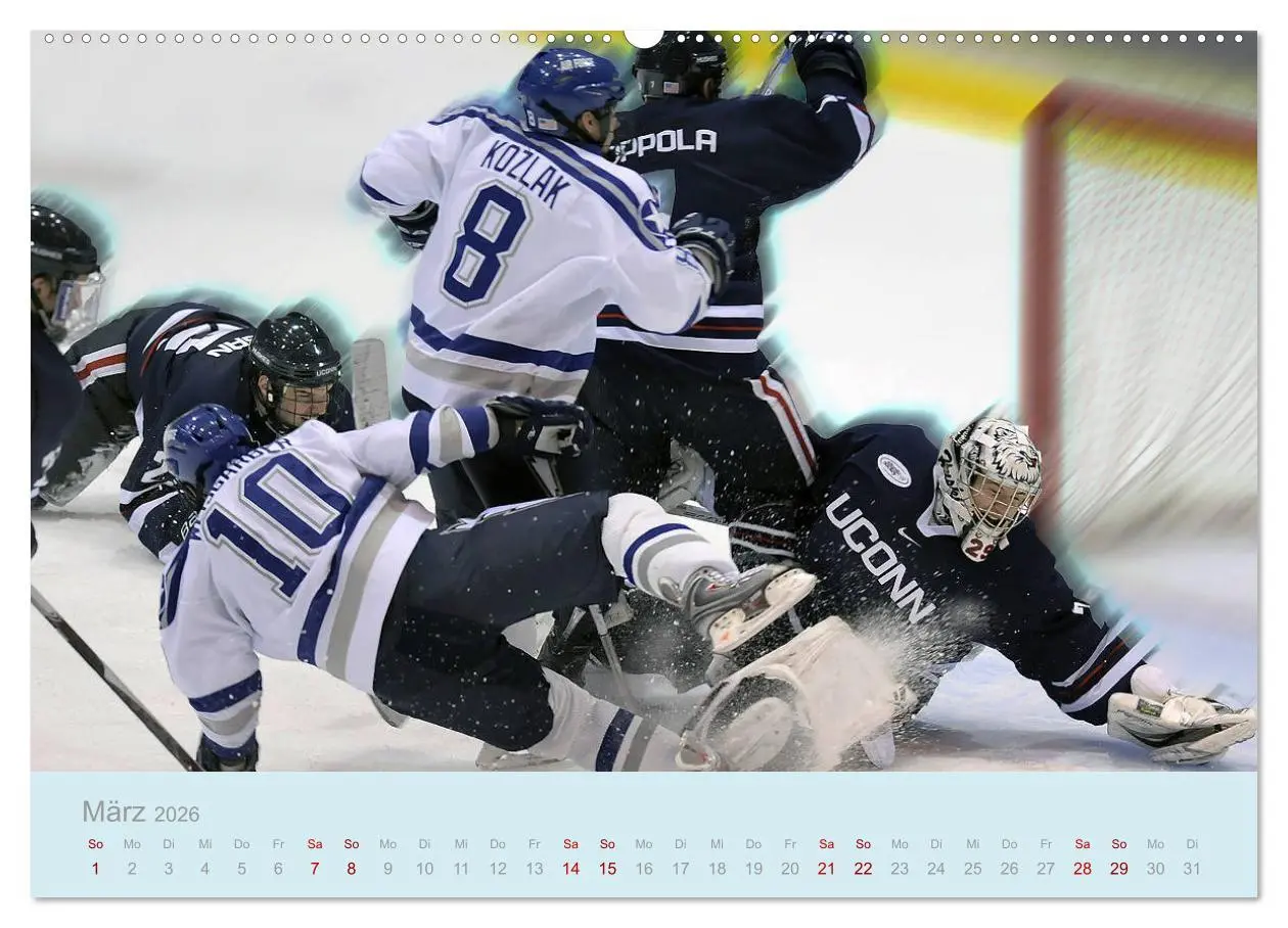 Bild: 9783457835159 | Eishockey! Schneller, härter, das Powergame! (Wandkalender 2026 DIN...