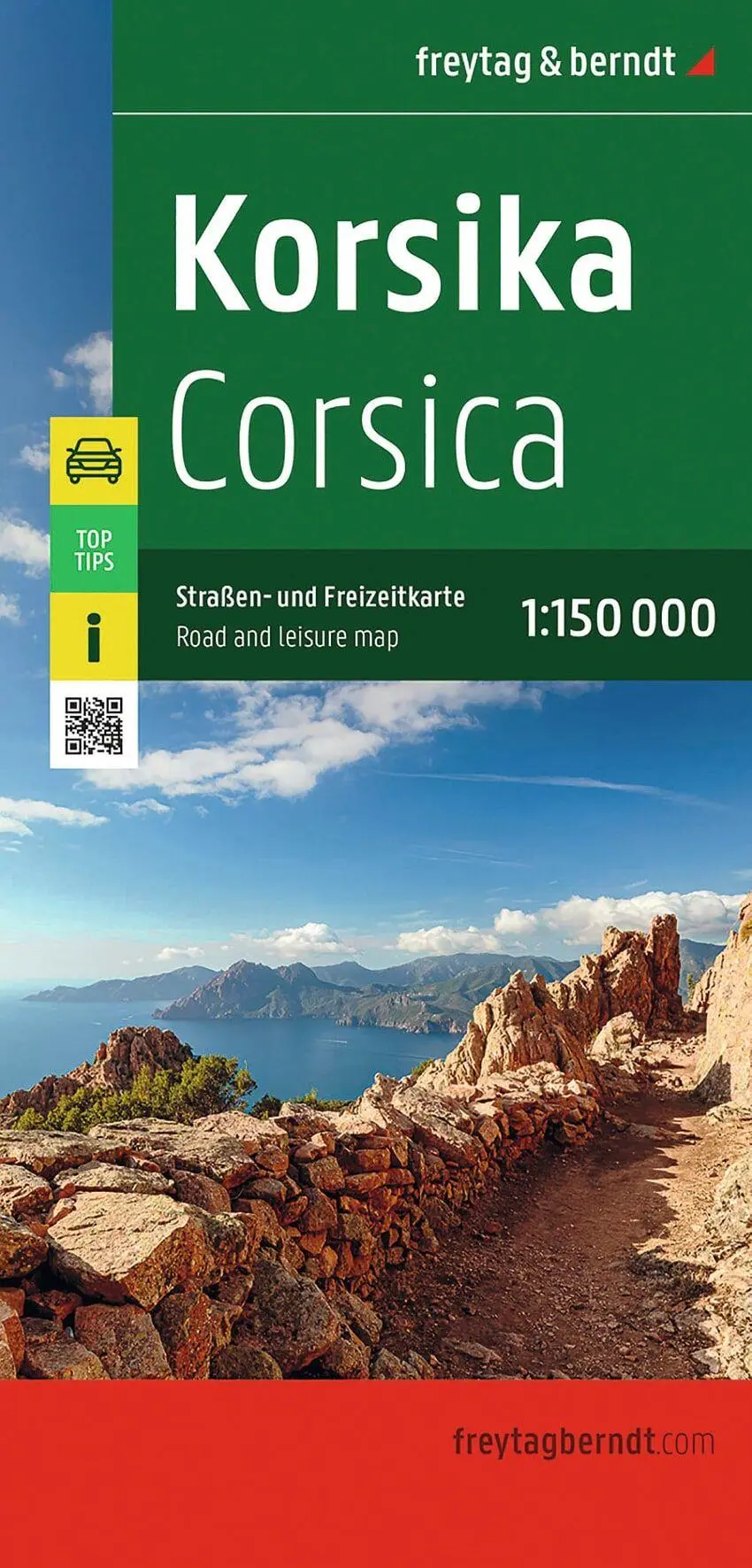Cover: 9783707925159 | freytag &amp; berndt Straßenkarte Korsika 1:150.000 | Freytag &amp; Berndt
