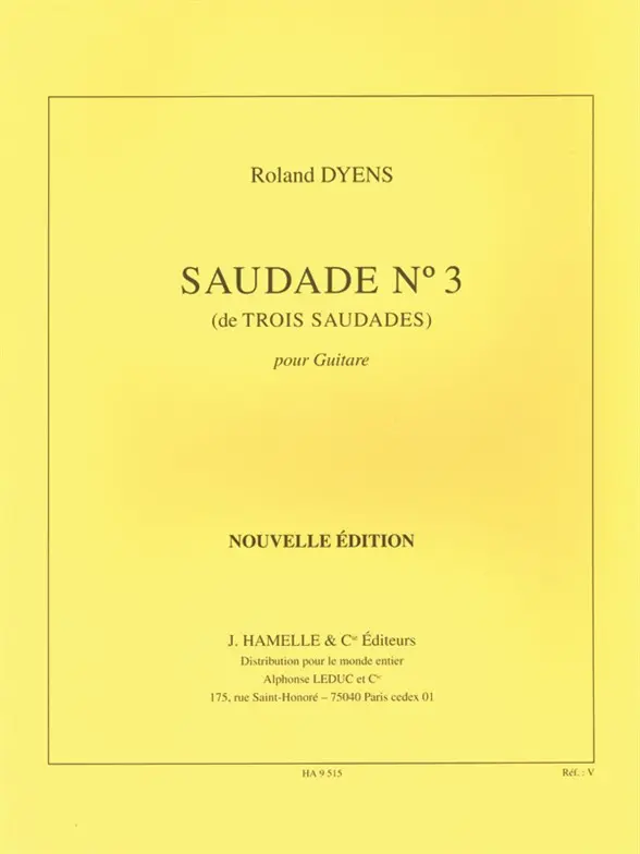 Saudade 3 (aus Trois Saudades)