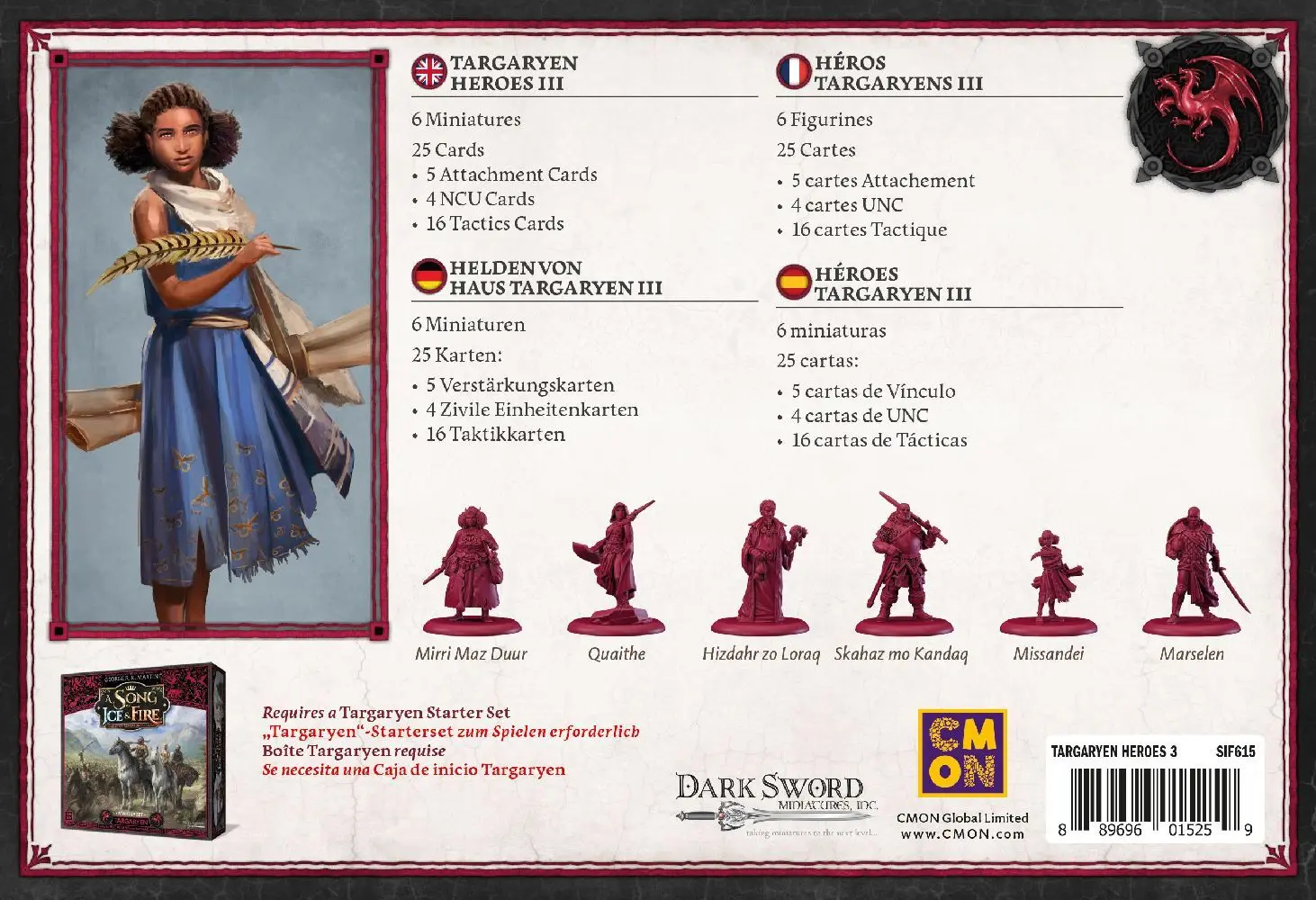 Bild: 889696015259 | Song of Ice &amp; Fire - Targaryen Heroes 3 (Helden von Haus Targaryen...