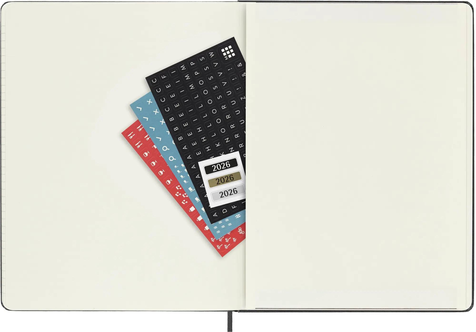 Bild: 8056999275259 | Moleskine 12 Monate Wochen Notizkalender 2026, XL, 1 Wo = 1 Seite,...