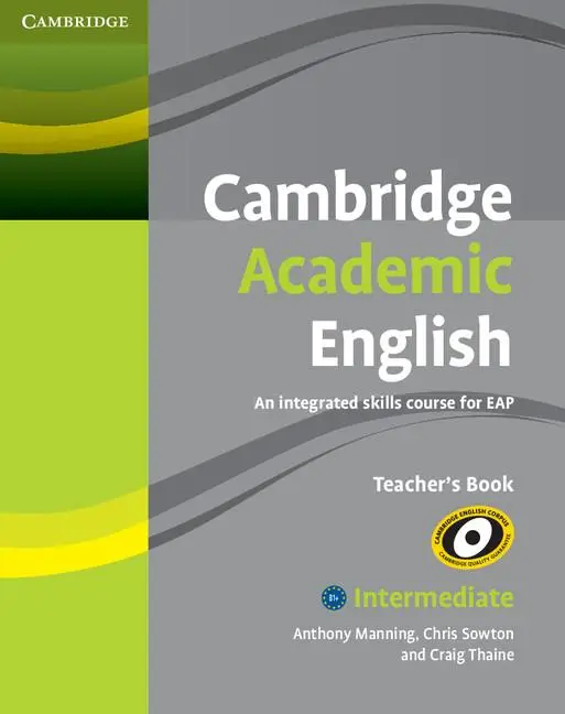 Cover: 9780521165259 | Cambridge Academic English B1+ Intermediate | Anthony Manning (u. a.)