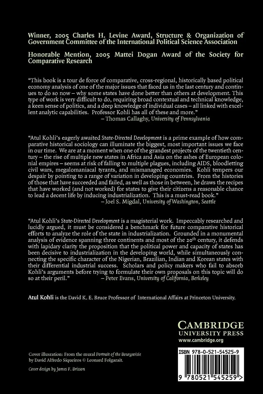 Rückseite: 9780521545259 | State-Directed Development | Atul Kohli | Taschenbuch | Englisch