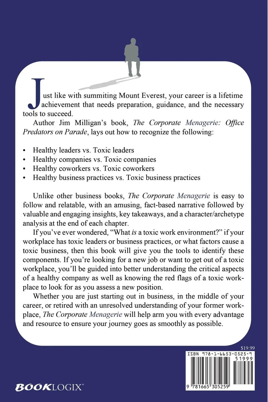 Rückseite: 9781665305259 | The Corporate Menagerie | Office Predators on Parade | Jim Milligan