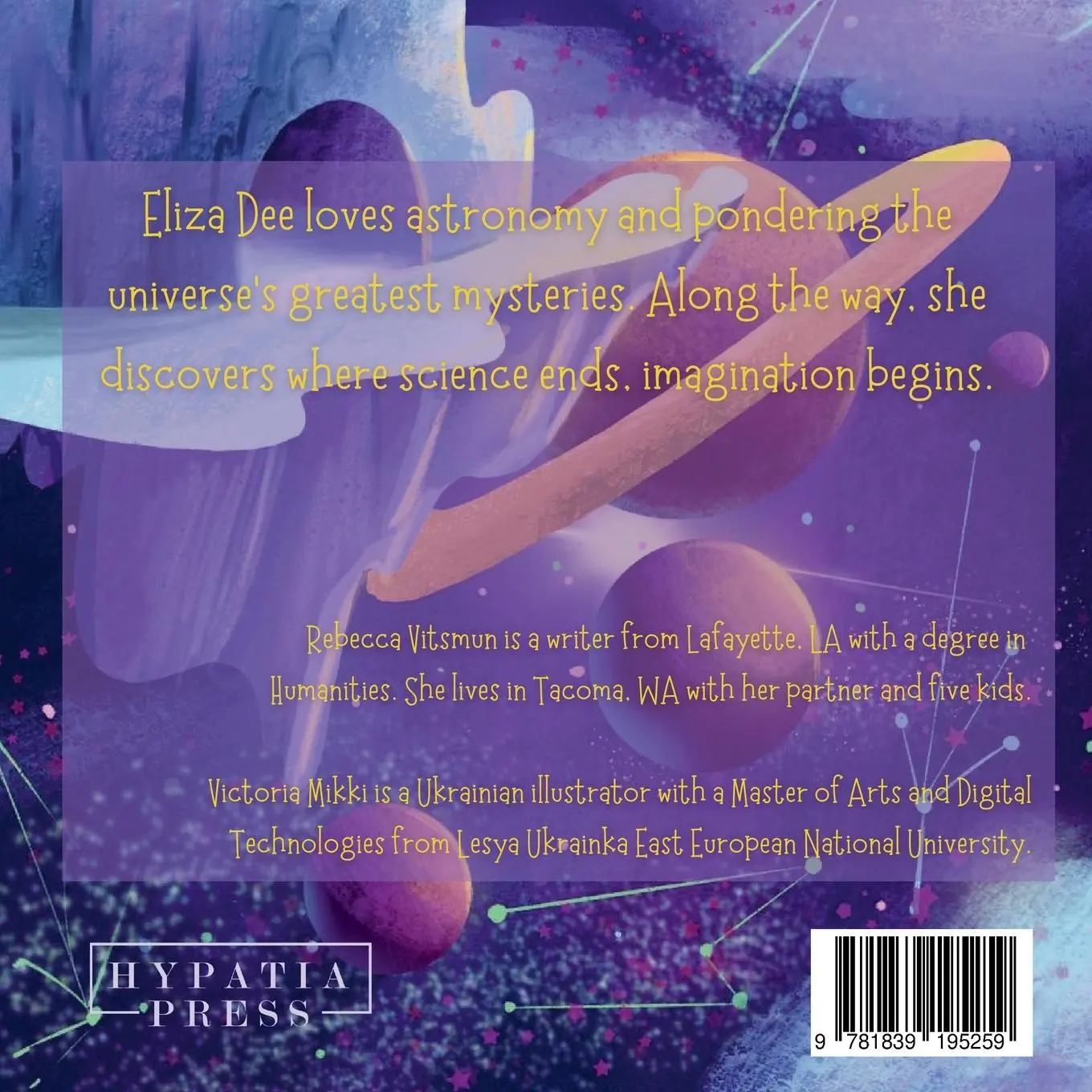 Rückseite: 9781839195259 | Eliza Dee's Universes | Rebecca Finch Vitsmun | Taschenbuch | Englisch