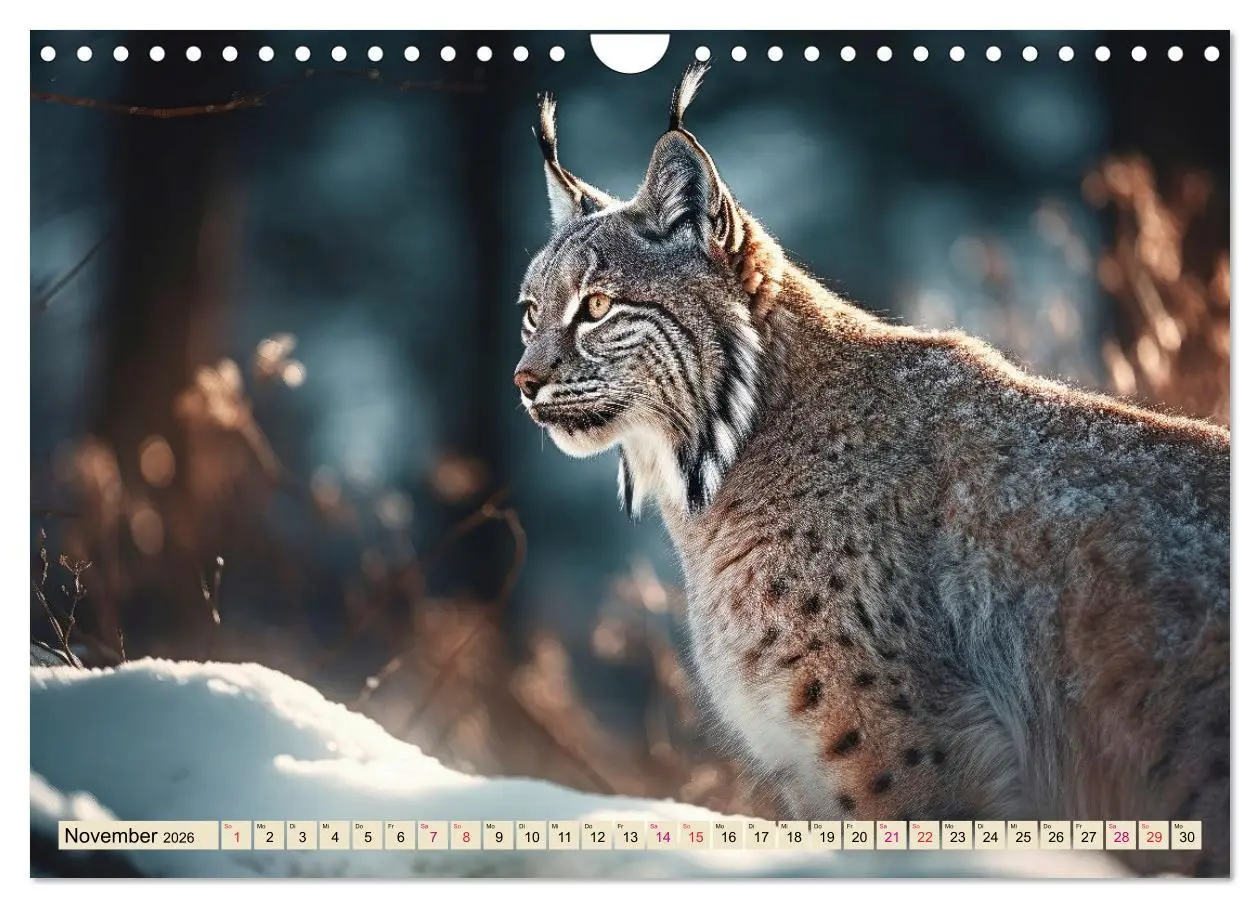 Bild: 9783457375259 | Der Luchs - scheuer Jäger (Wandkalender 2026 DIN A4 quer), CALVENDO...