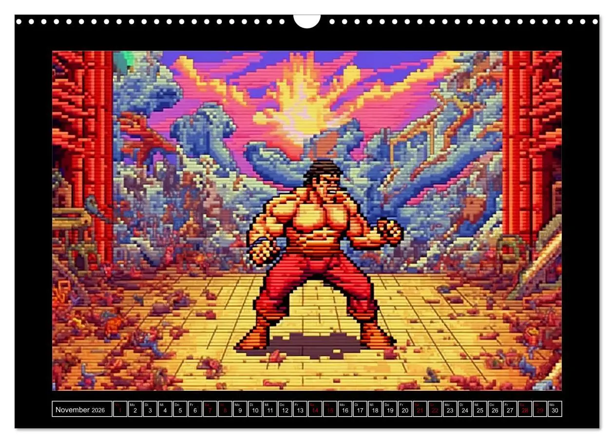 Bild: 9783457515259 | Pixel für Pixel bis Game over (Wandkalender 2026 DIN A3 quer),...