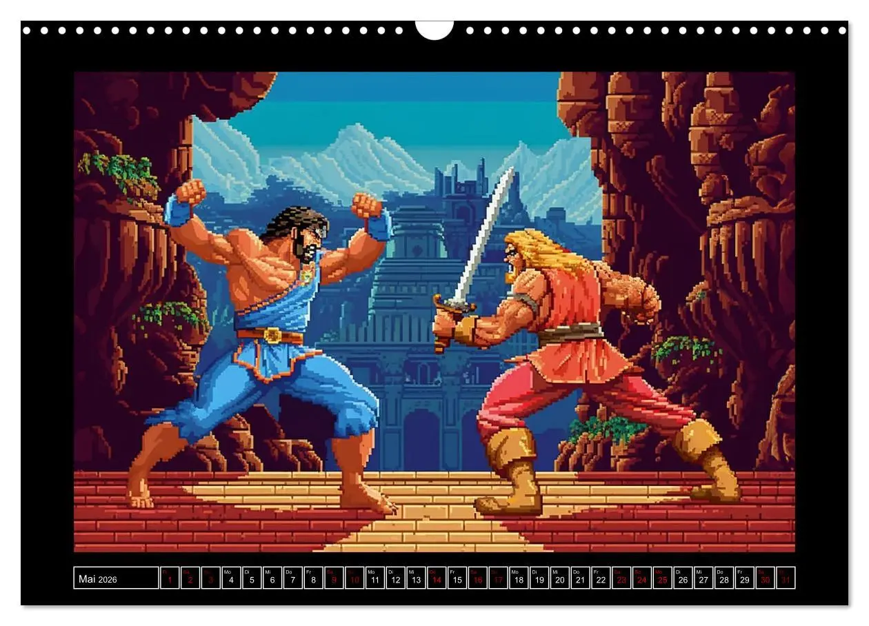 Bild: 9783457515259 | Pixel für Pixel bis Game over (Wandkalender 2026 DIN A3 quer),...