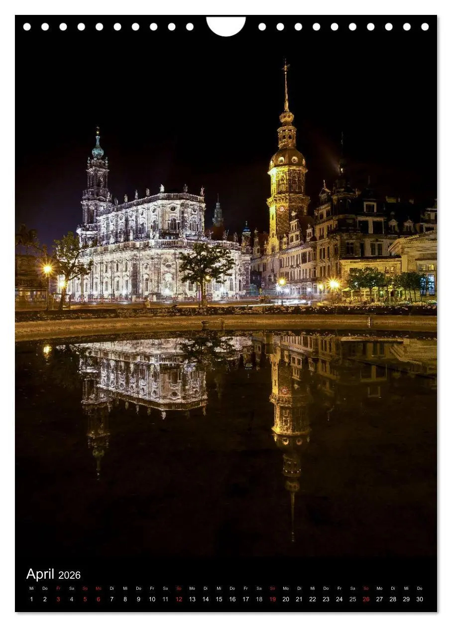 Bild: 9783516465259 | Die wunderschöne Stadt Dresden (Wandkalender 2026 DIN A4 hoch),...