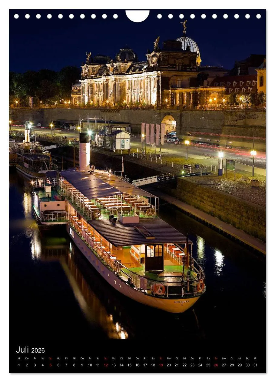 Bild: 9783516465259 | Die wunderschöne Stadt Dresden (Wandkalender 2026 DIN A4 hoch),...