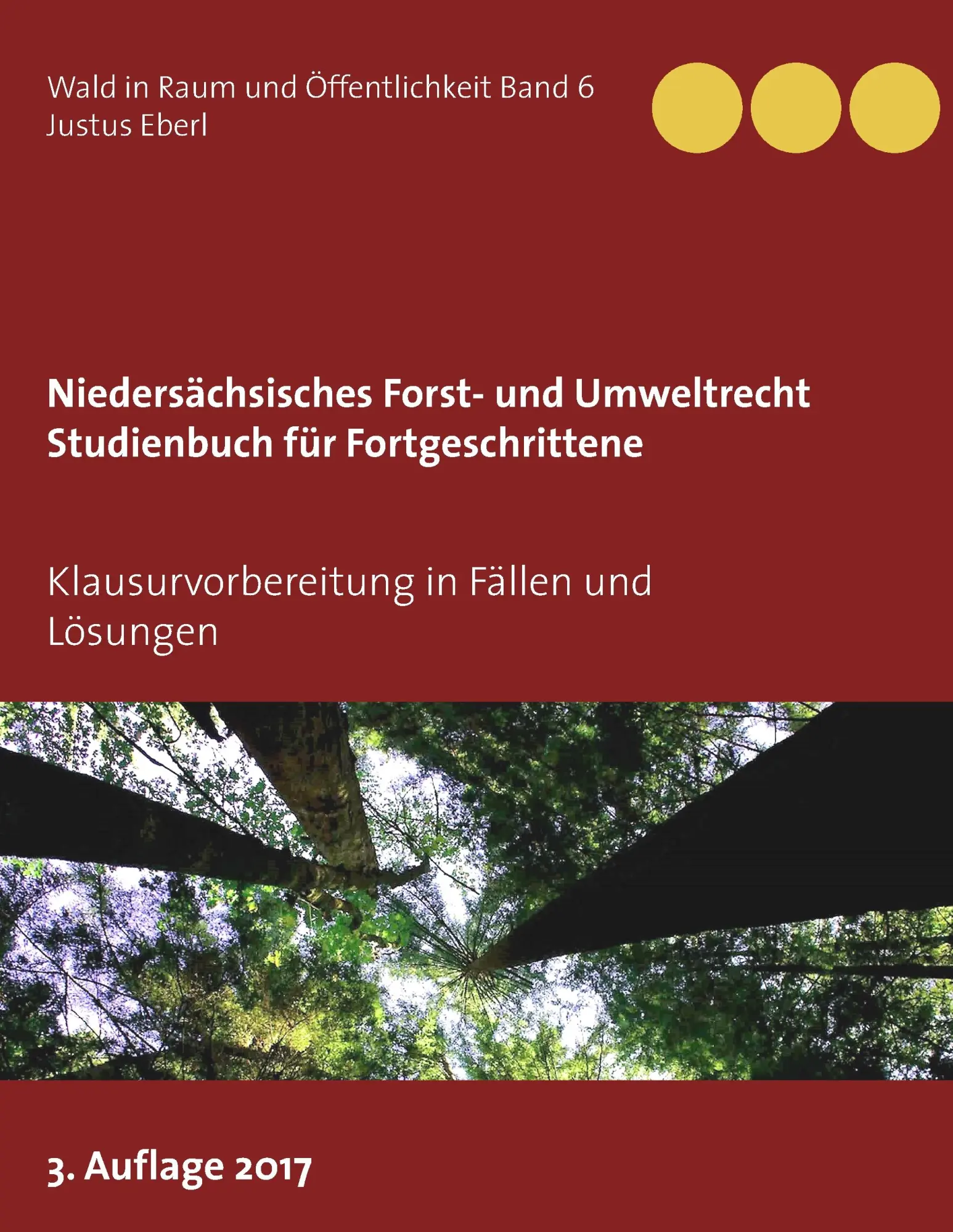 Cover: 9783744855259 | Niedersächsisches Forst- und Umweltrecht. Studienbuch für...